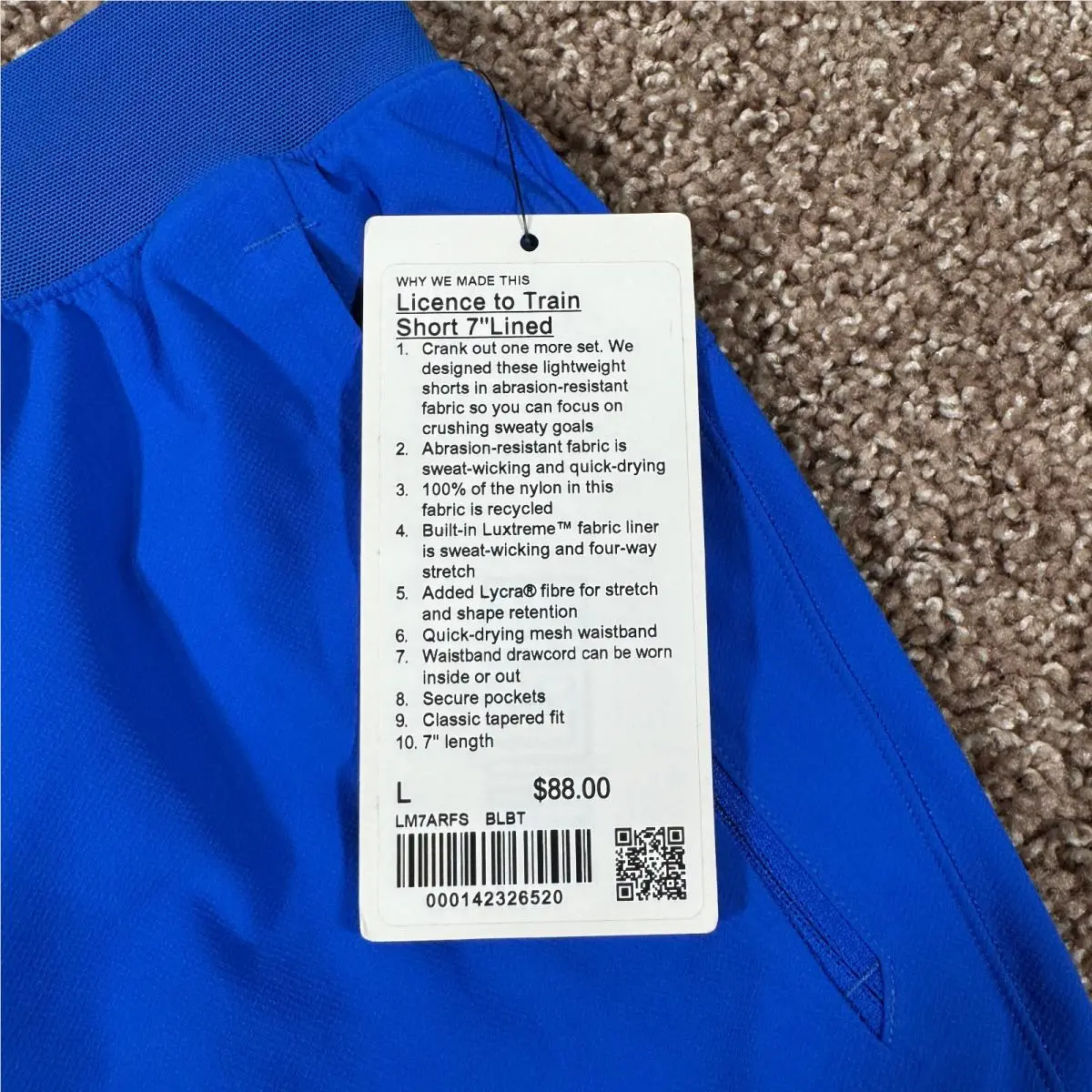 Lululemon clothing - LM7B64S - LM7B64S - Blue 2