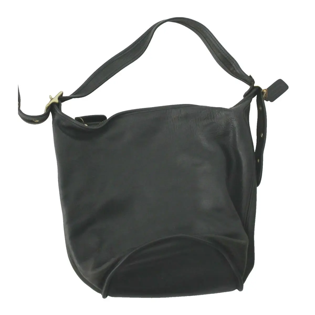 Coach Duffle 15 Bag Black Glovetanned Leather Rare