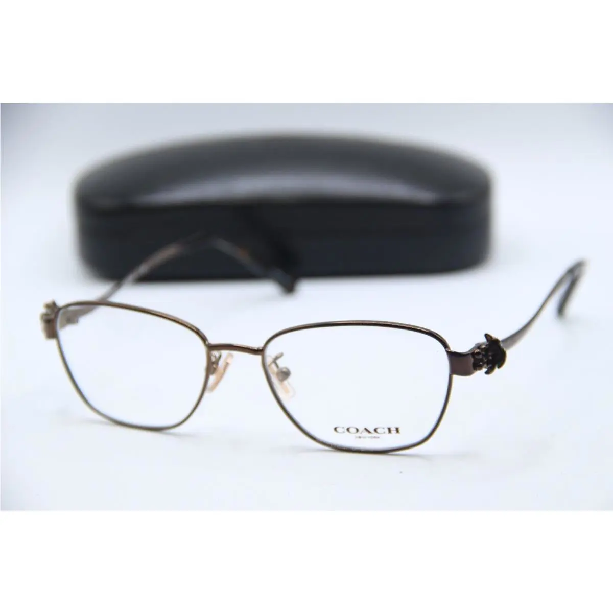 Coach HC5068 9298 Dark Brown/dark Tort Eyeglasses W/case 50-16