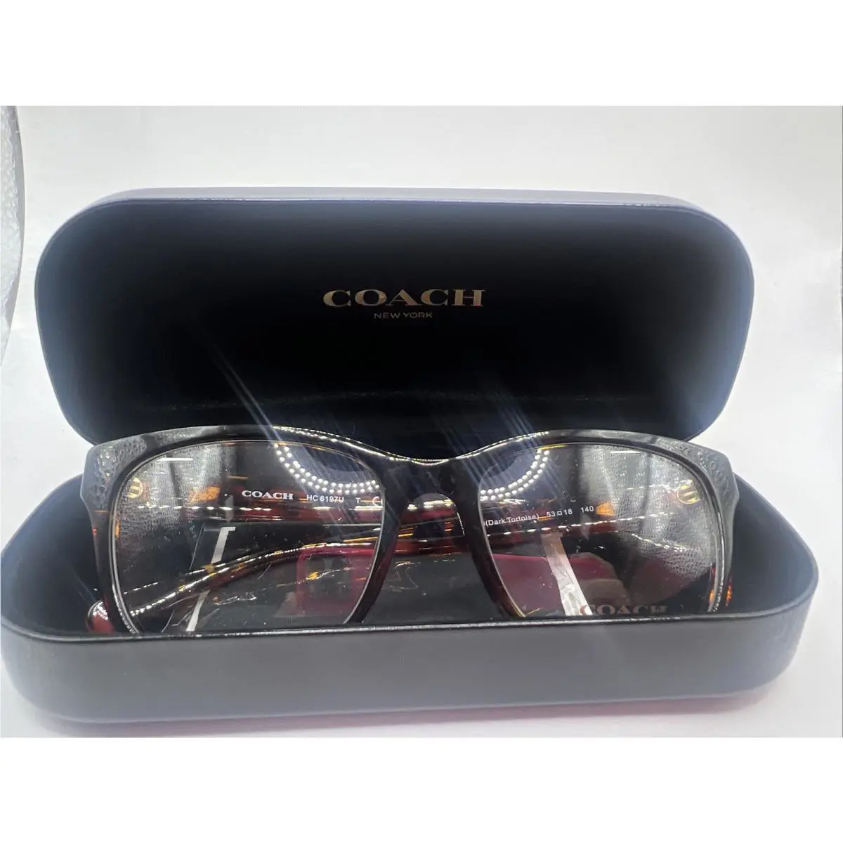 Coach HC6197U 5120 Dark Tortoise 53/18-140 Women’s Eyeglass Frames EE55