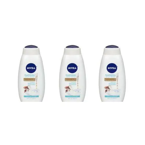 BL Nivea Body Wash 20 oz Coconut and Almond Milk - Three Pack