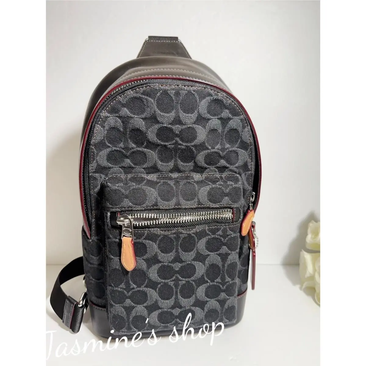 Coach West Pack In Signature Denim CO913