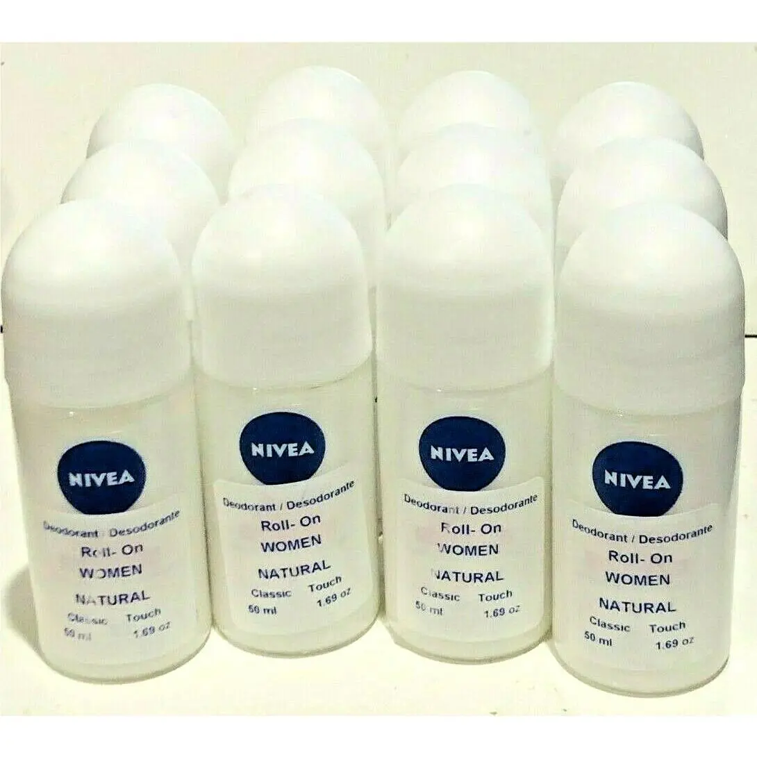 Nivea Deodorant Roll-on Classic Touch Aclarado Natural 48h Protección 12 Pack