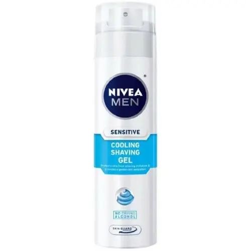 Nivea Men Cooling Shaving Gel For Sensitive Skin with Chamomile 7 Ounce 6 Pack