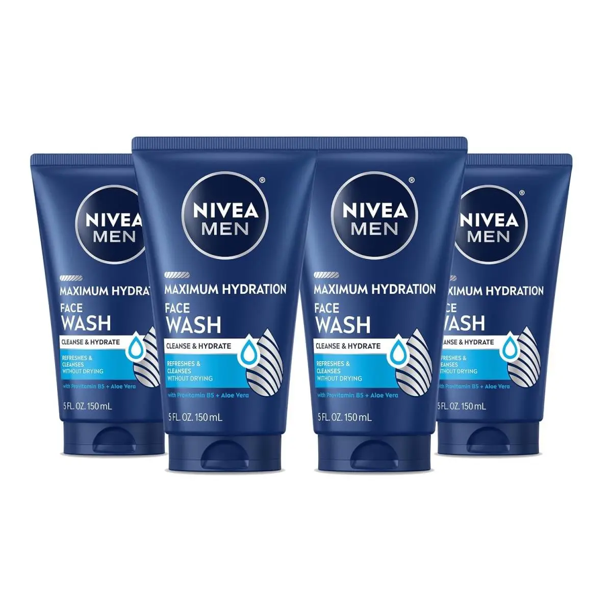 Maximum Hydration Face Lotion Spf 15 Sunscreen 4 x 2.5 FL OZ with Broad Spectrum by Nivea