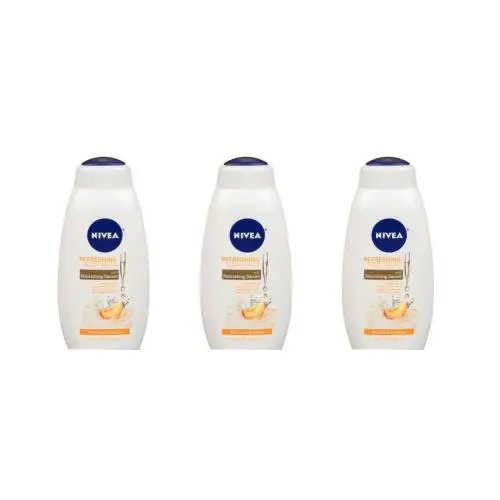 BL Nivea Body Wash 20 oz White Peach and Jasmine - Three Pack