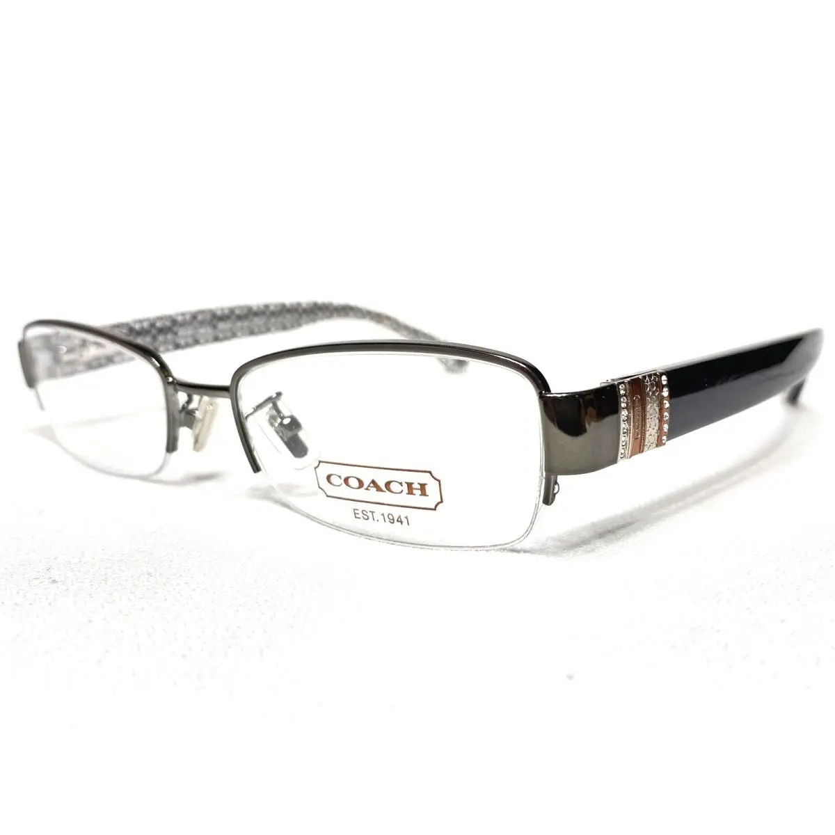 Coach Cecily HC5027B 9081 Women`s Silver Rectangle Eyeglasses Frames 50/17
