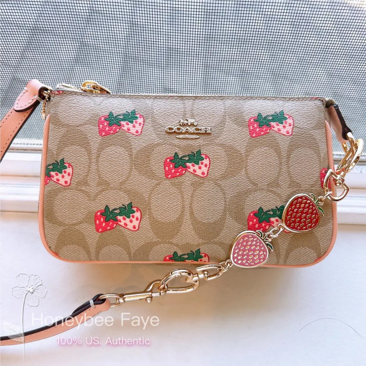 Coach Nolita 19 with Strawberry Print CB603 + Strawberry Cha