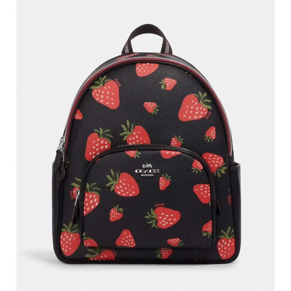 Coach Court Backpack with Wild Strawberry Print CH509 Last One