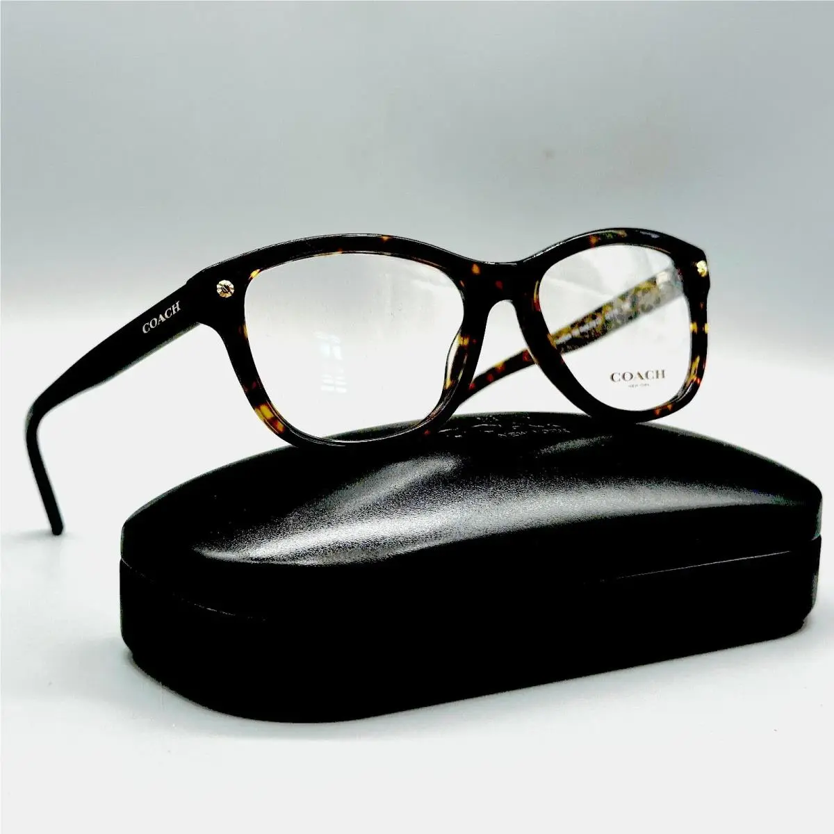 Coach HC 6095 / 5394 Unisex Eyeglasses 52-16-135mm -dark Tort Gold