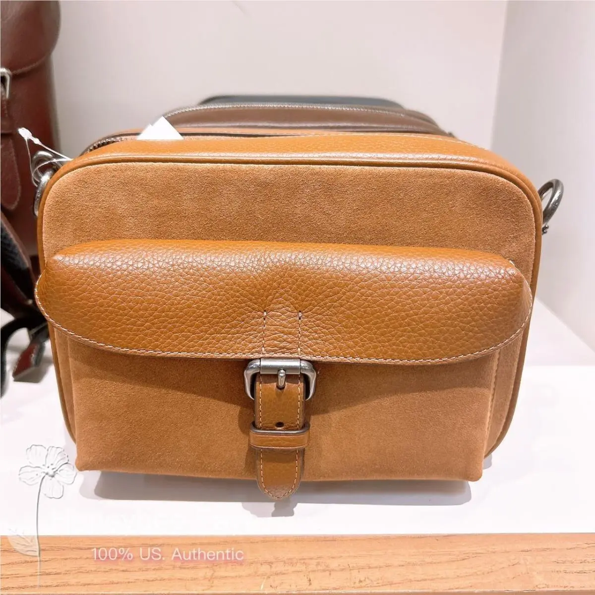 Coach Warner Crossbody Bag In Suede CW221