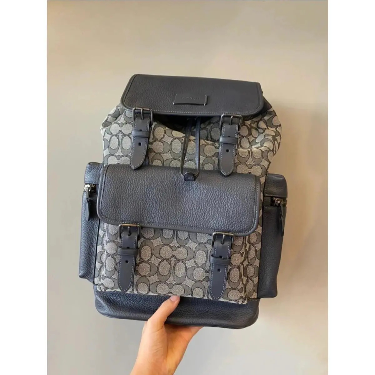 Coach Sprint Backpack In Signature Jacquard Value$750 Automatic