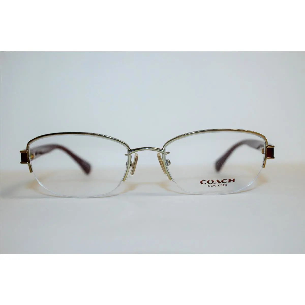 Coach HC5059 9196 Kacey Gold Garnet Eyeglasses RX 52-18-135 MM