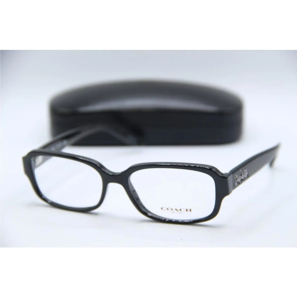 Coach HC6105 5420 Blk Gunmetal Sig C Eyeglasses W/case 51-15