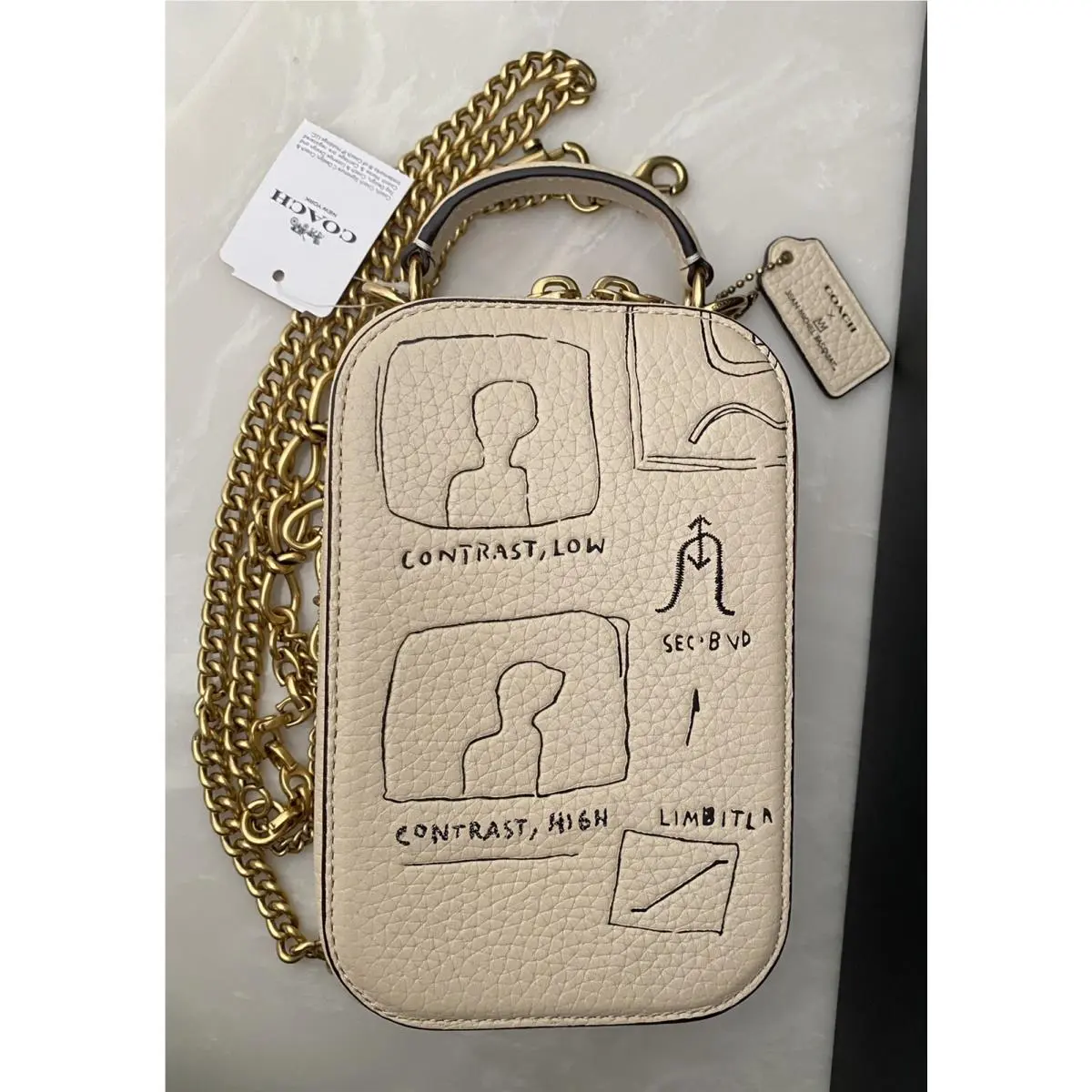 Coach X Jean Michel Basquiat Ivory Alie Camera Bag 6914