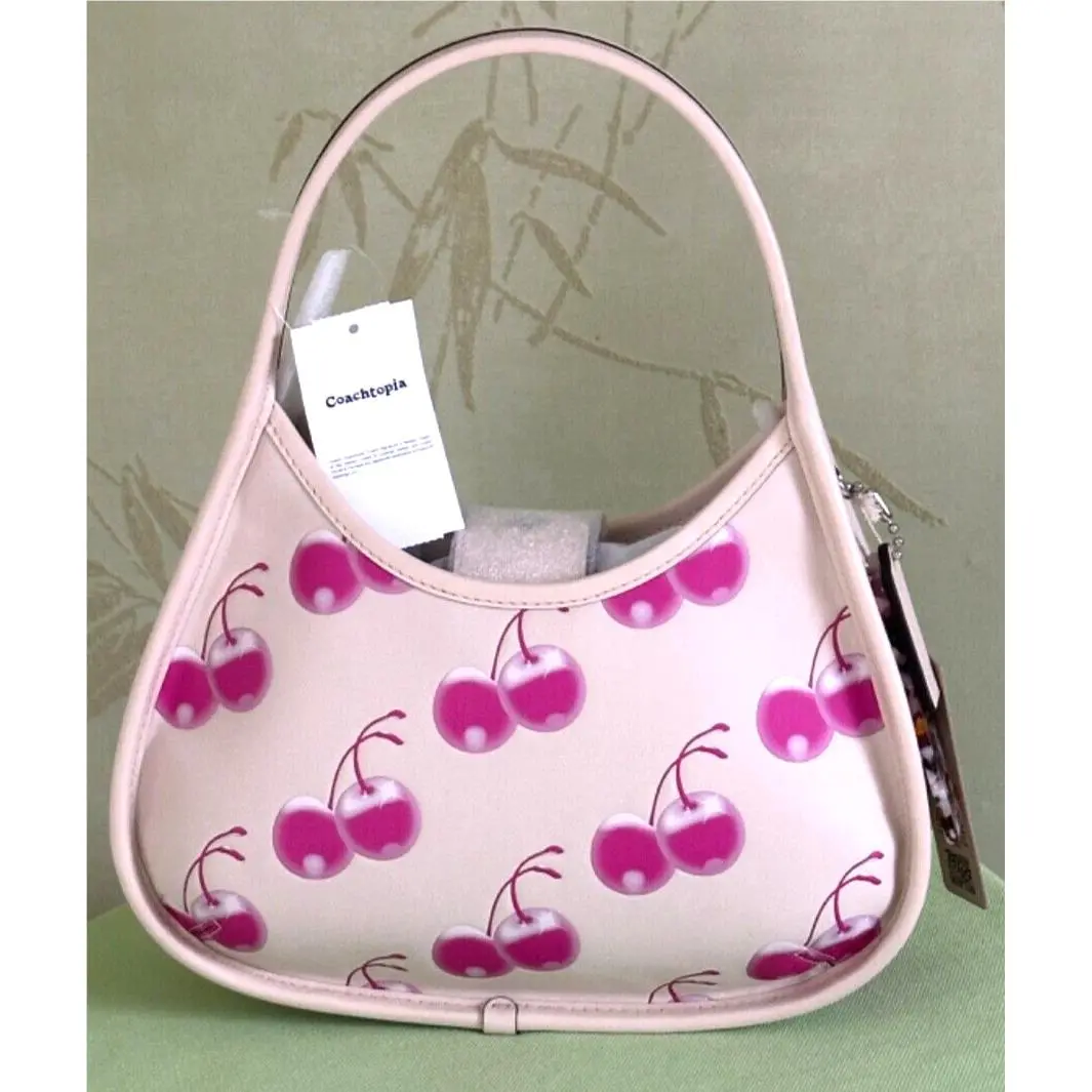 Coach Coachtopia Ergo Bag Coachtopia Leather Cherry Print:nwt Cherries CL754