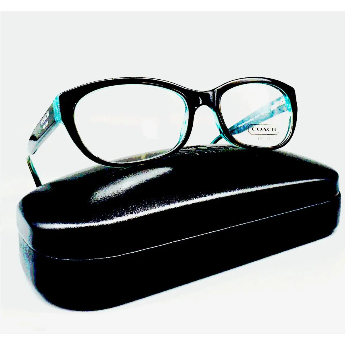 Coach HC 6041 /5116 Kristin Women`s Eyeglasses 51-16-135mm -dark Tortoise/teal