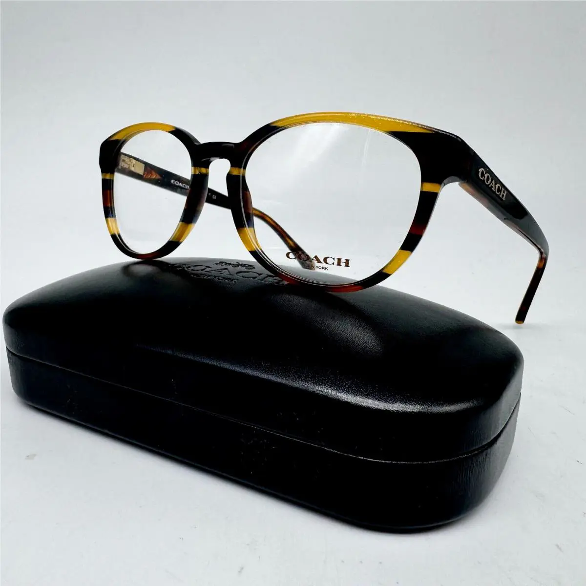 Coach HC 6102 / 5441 - Woman`s Eyeglasses - 51mm - Black Amber
