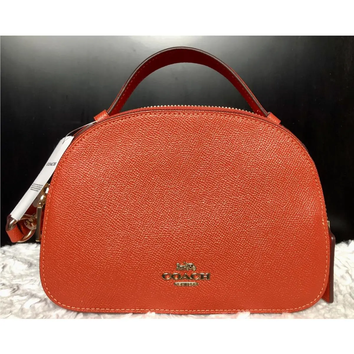 Coach Serena Satchel Gold/mango Color