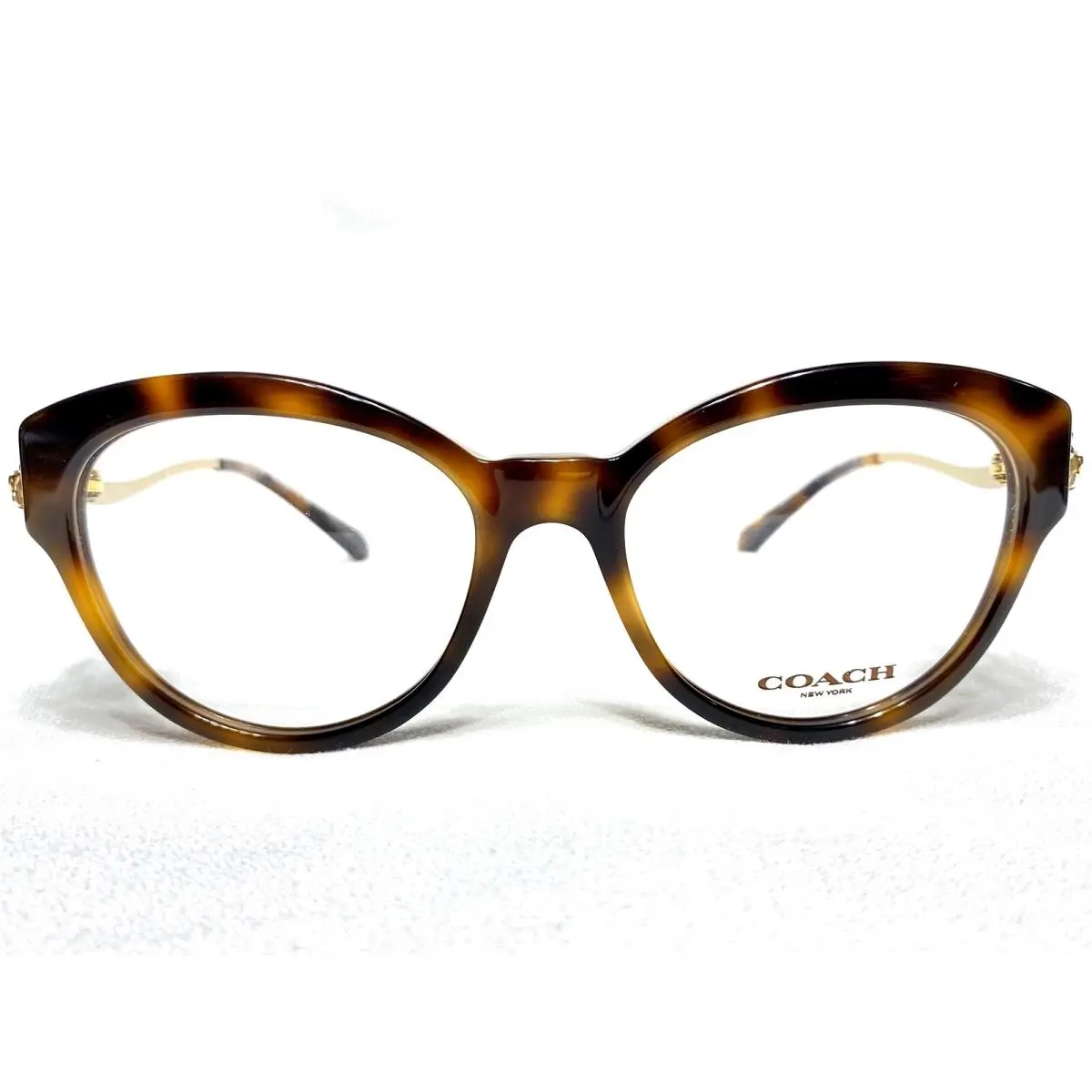 Coach HC6093 5434 Womens Tortoise Cats Eye Designer Eyeglasses Frames 52/17
