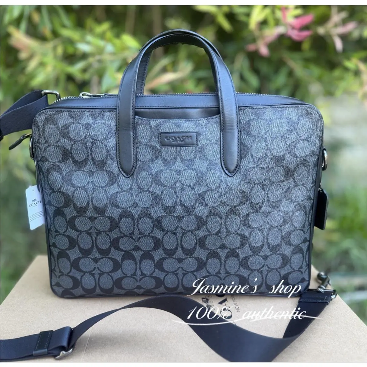 Coach Penn Brief In Signature Canvas C2837 Value