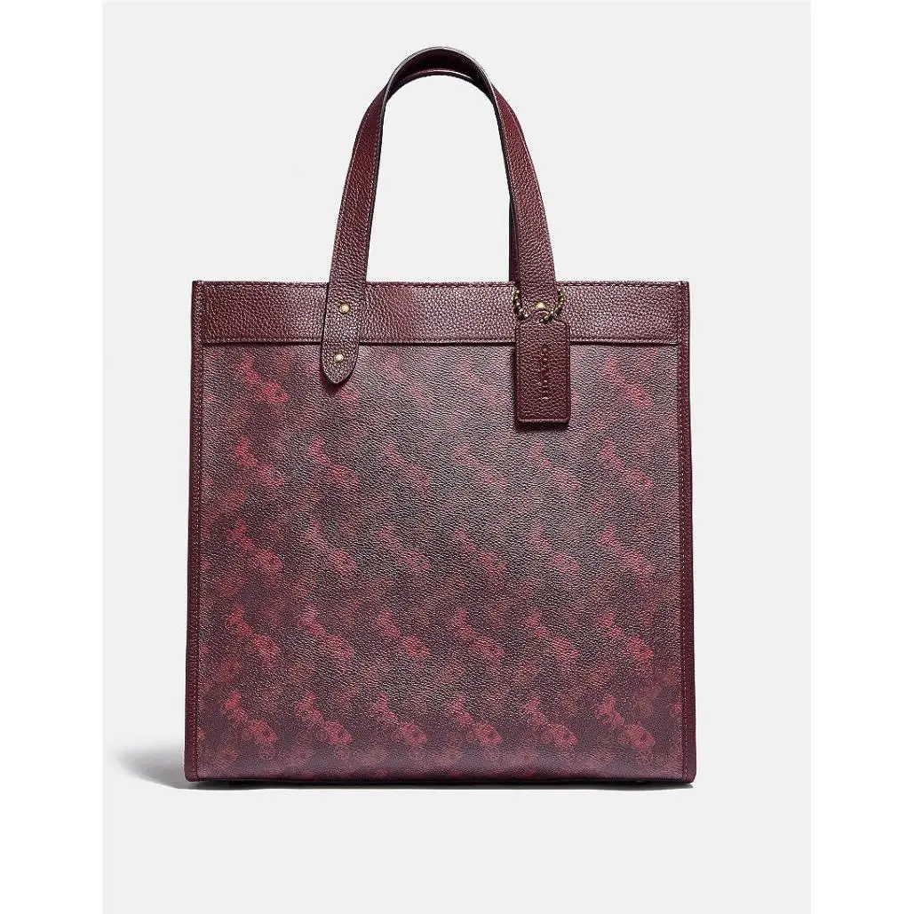Coach Horse and Carriage Coated Canvas Field Tote