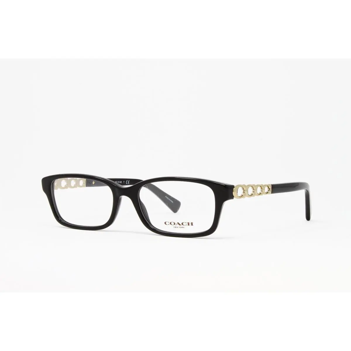 Coach Eyeglasses Women`s Rectangular Frames HC6148 5002 Black 50mm