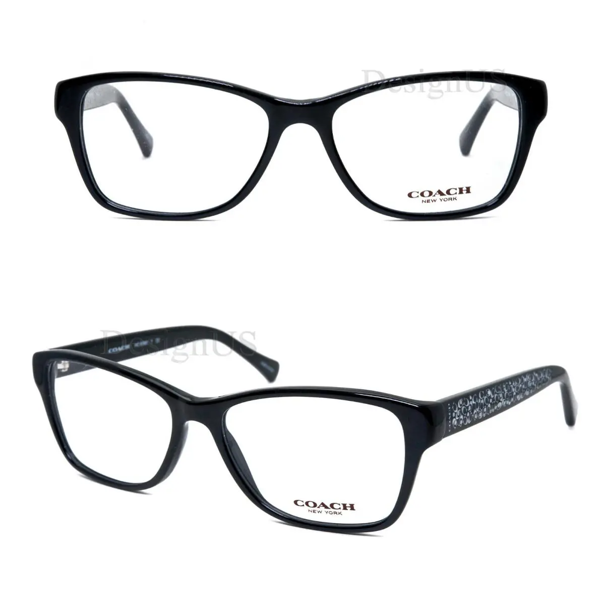Coach HC6068 T 5002 Black Size 54/16/135 Eyeglasses