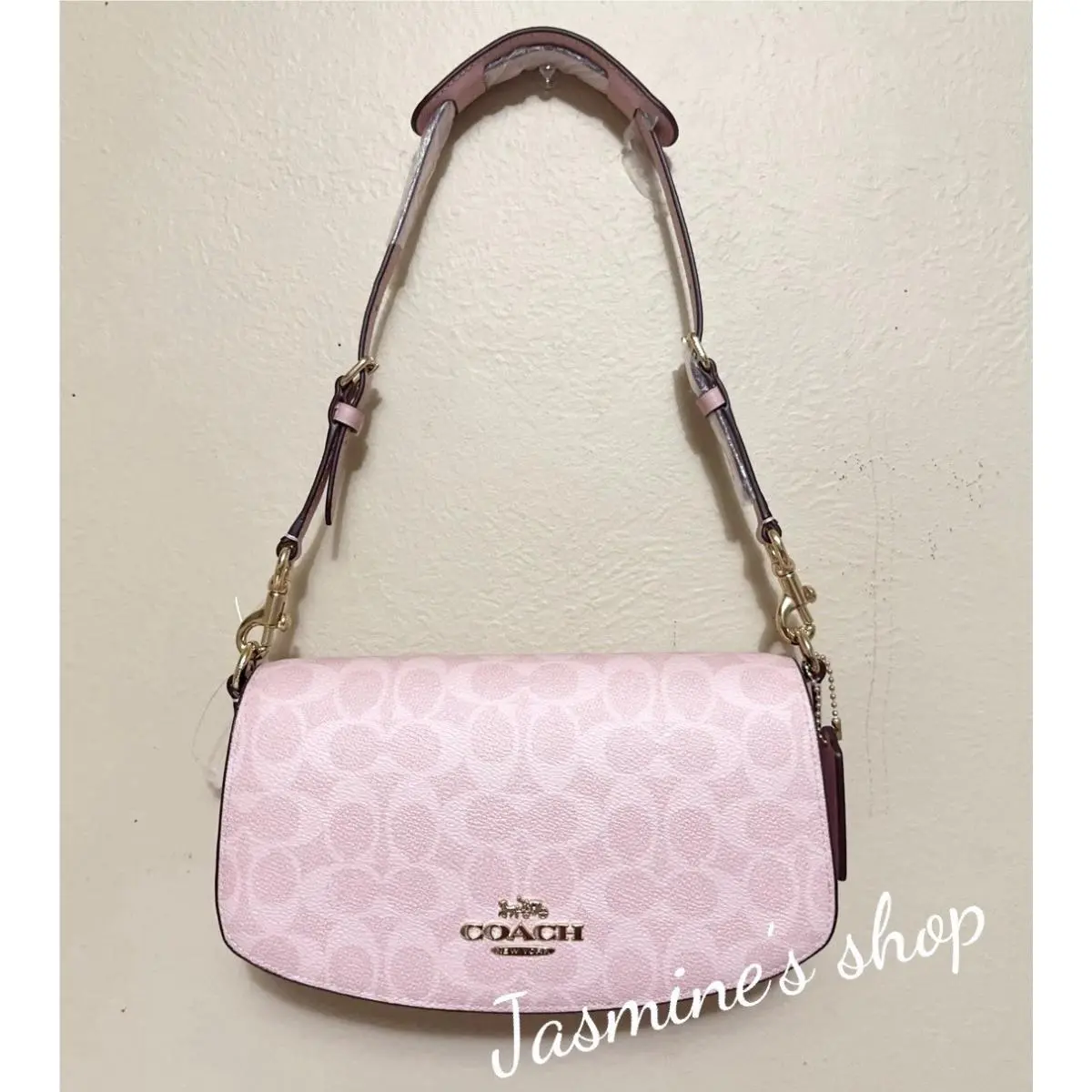 Coach Andrea Shoulder Bag In Signature Canvas CV973