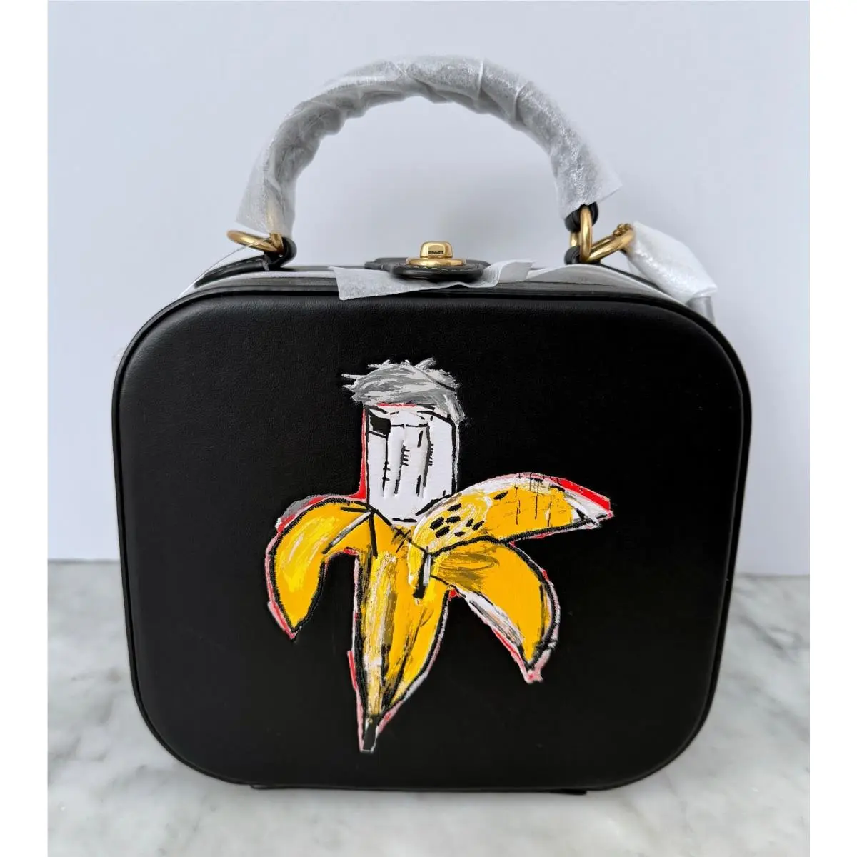 Coach x Jean Michel Basquiat Square Banana Crossbody Bag