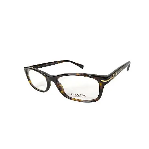 Coach Elise Eyeglasses HC 6054 5001 Dark Tortoise Optical Frame 52-16-135 - Frame: Brown