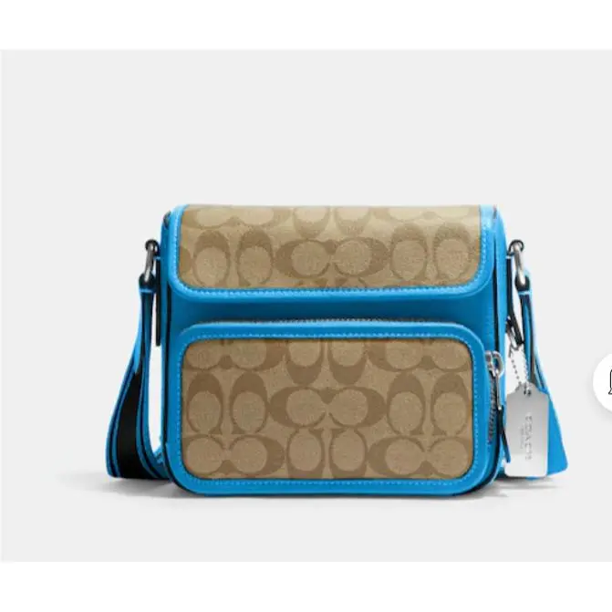 Sullivan Flap Crossbody In Colorblock Signature Canvas Coach Bag