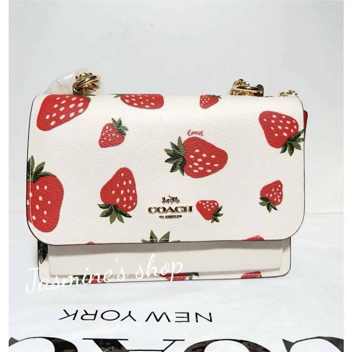 Coach Klare Crossbody with Wild Strawberry Print CH333