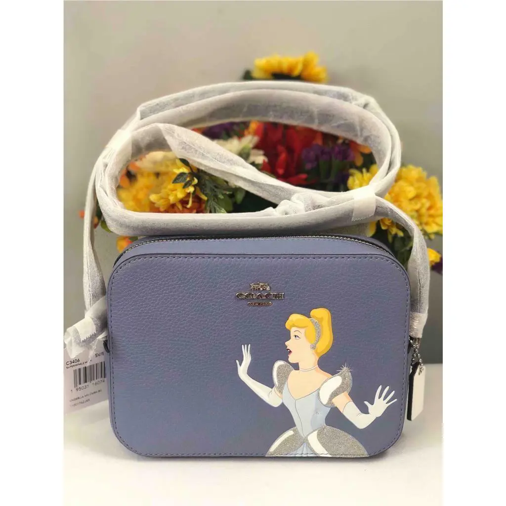 Coach X Disney Princess Cinderella Mini Camera Crossbody Bag C3406