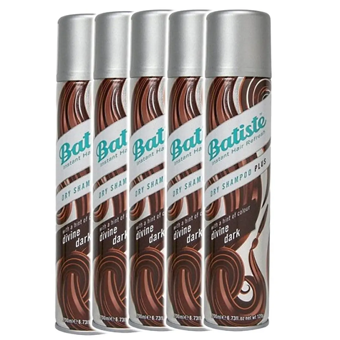 Batiste Dry Shampoo Dark Deep Brown 6.73 oz Pack of 5