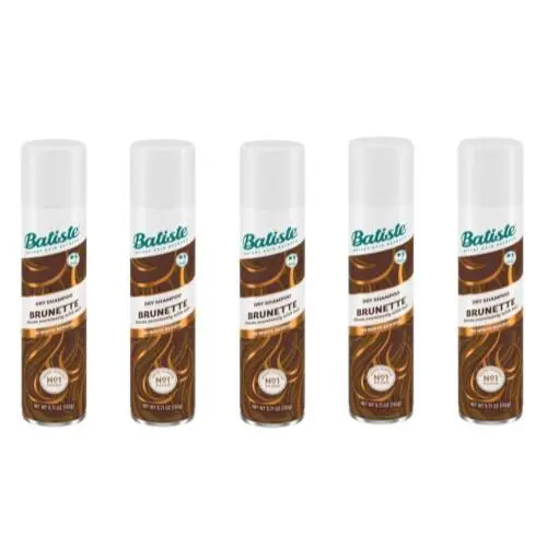 5 Pack Batiste Instant Hair Refresh Dry Shampoo Beautiful Brunette 5.71 oz