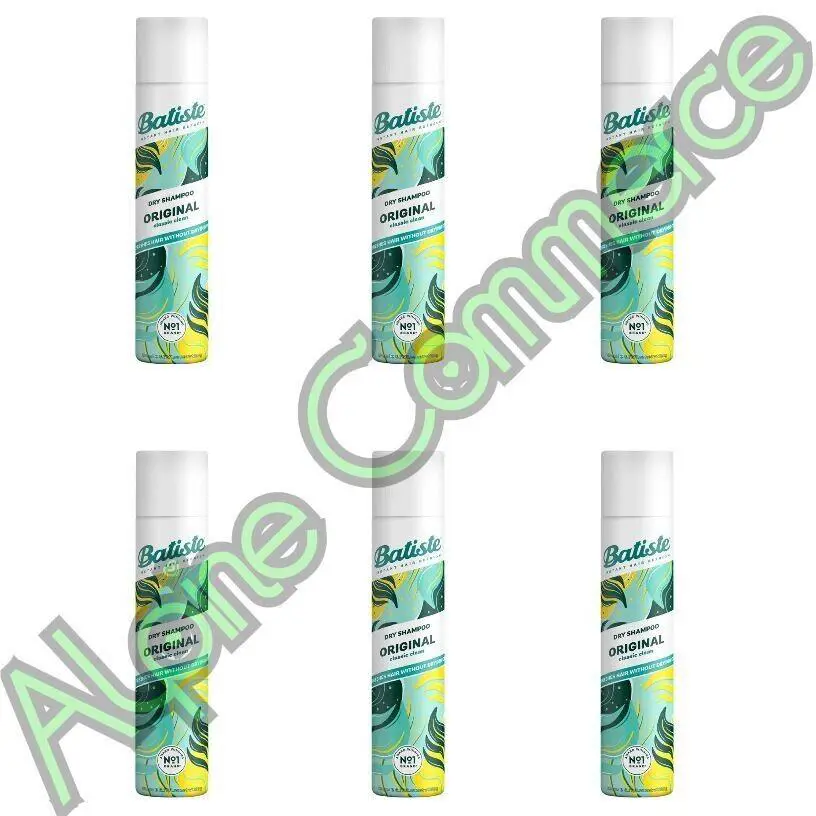 Original Classic Fresh 6-Bottle  Dry Shampoo Classic Fresh Instant Hair Refresh 200mL by Batiste