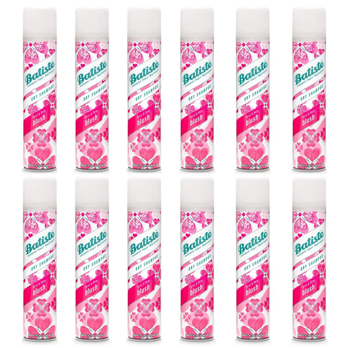 Pack of 12  Dry Shampoo Blush Fragrance 6.73 Oz by Batiste