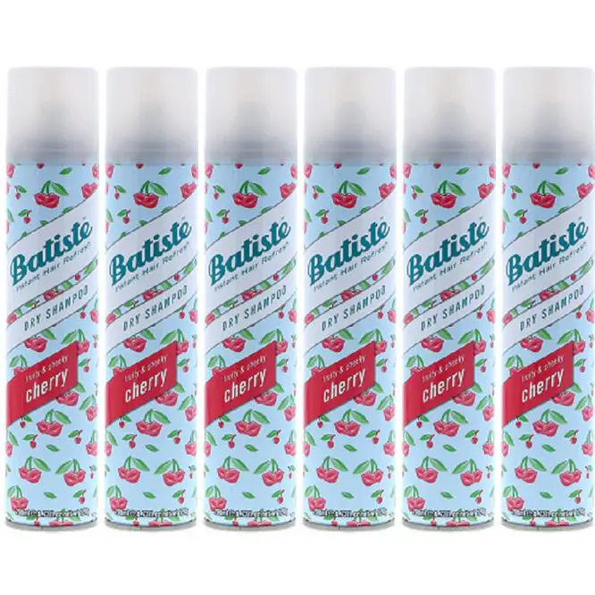 Cherry Dry Shampoo - Fruity Cheeky 200ml Pack of 6 by Batiste