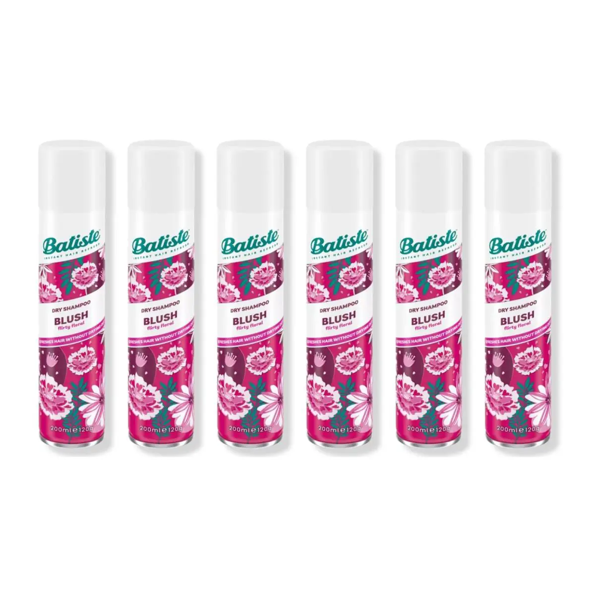 Batiste Blush Dry Shampoo - Floral Flirty 6.73 fl Oz. Pack of 6