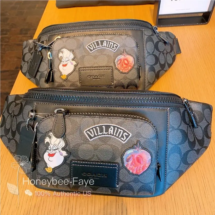 Disney X Coach Men`s Track Belt Bag with Patches Count 1