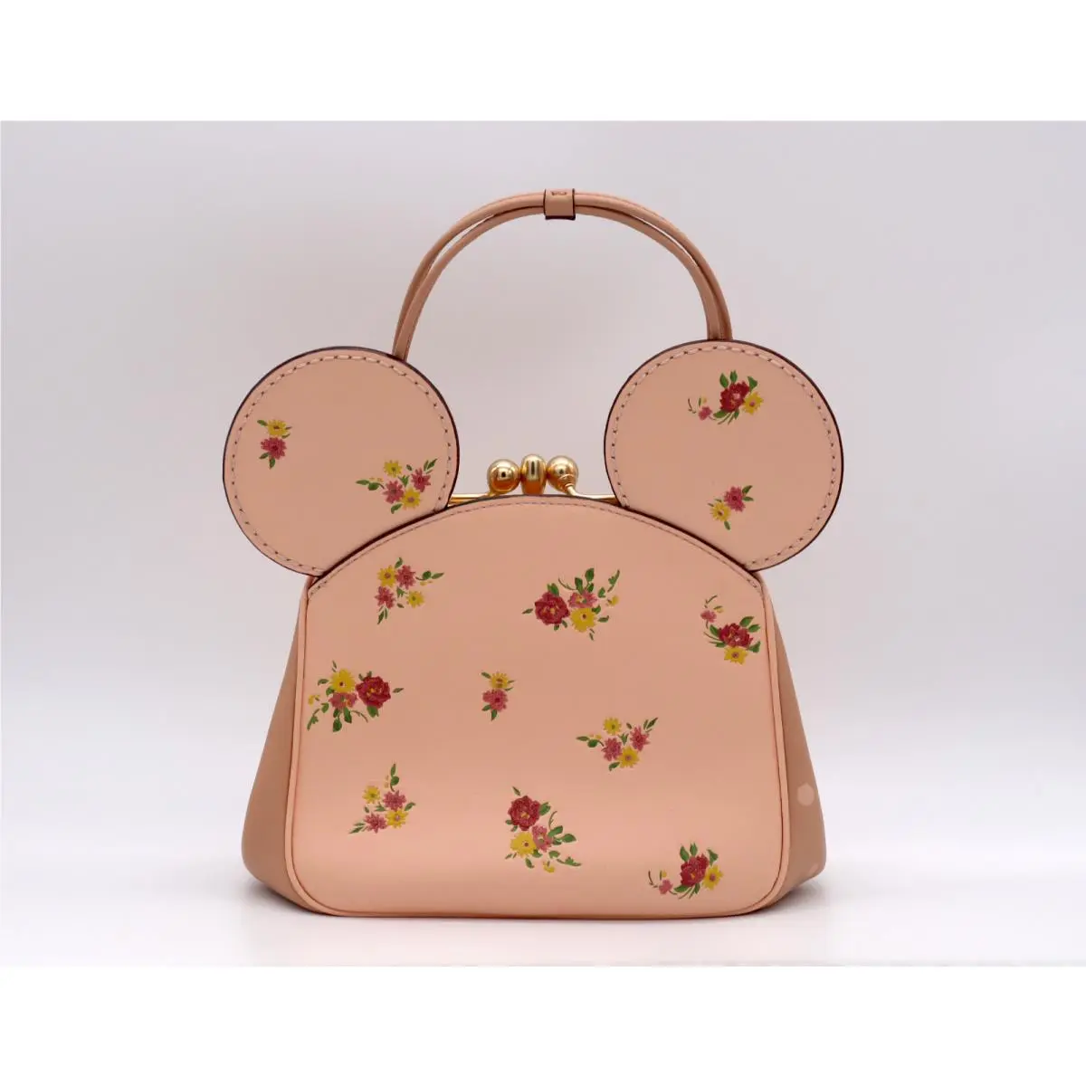 Coach Disney X Kisslock Bag Vintage Pink Minnie Ears Limited Edition 29351