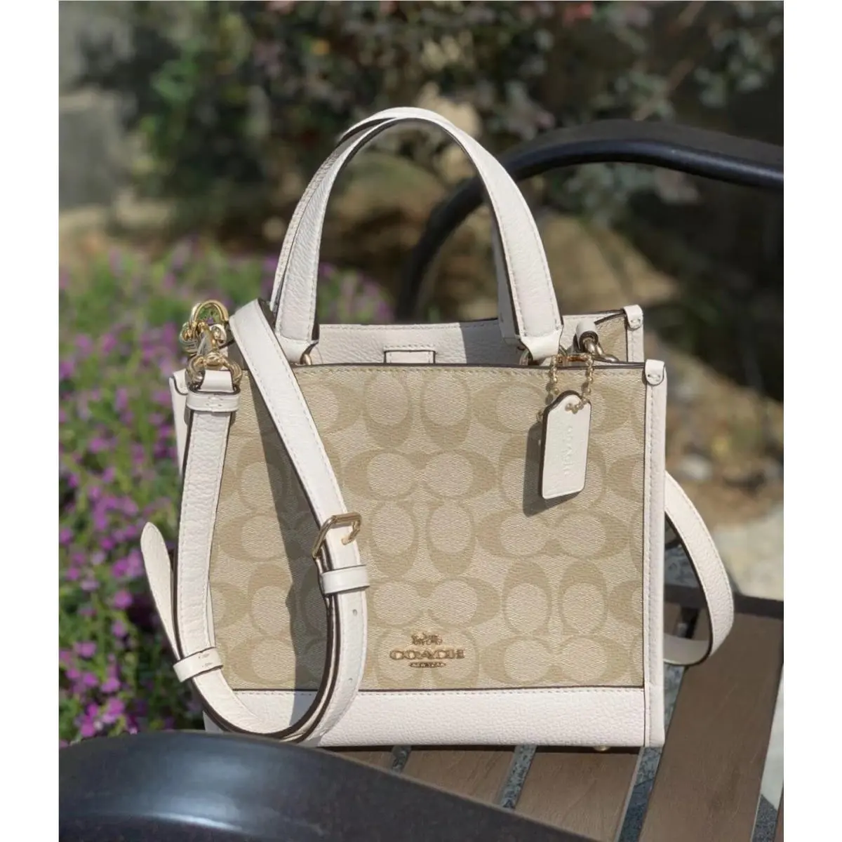 Dempsey Tote 22 In Signature Canvas C5122 by Coach