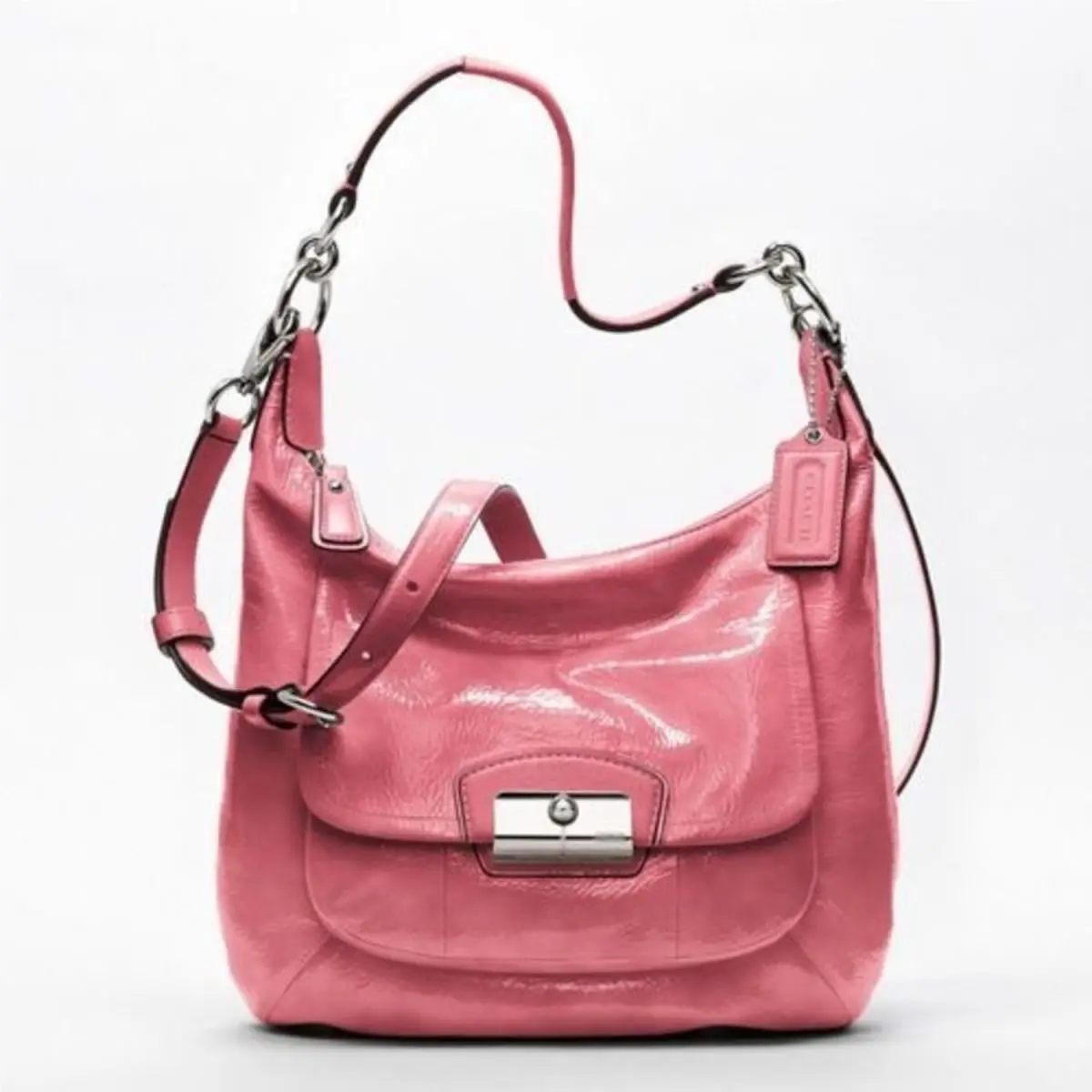 W/tag Coach Patent Leather Kristen Hobo W/dust Bag19299 Below Retail