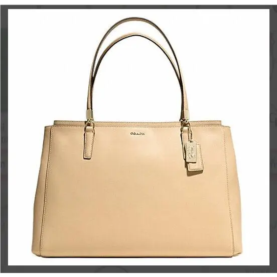 Coach Madison Saffiano Large Christie Carryall Coach 29430 Tan