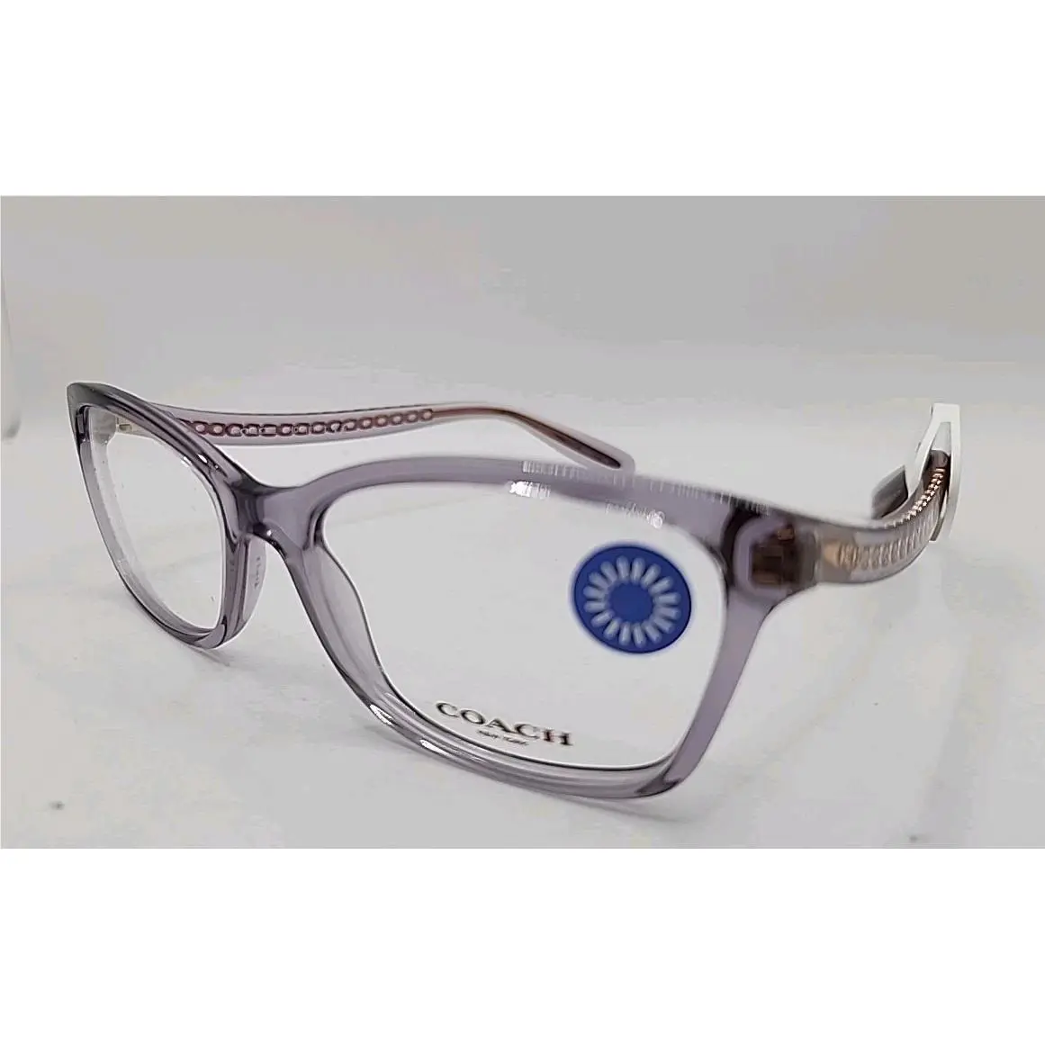 Coach HC6181 Eyeglasses 5665 Transparent Violet / Demo Lens 54-17-140