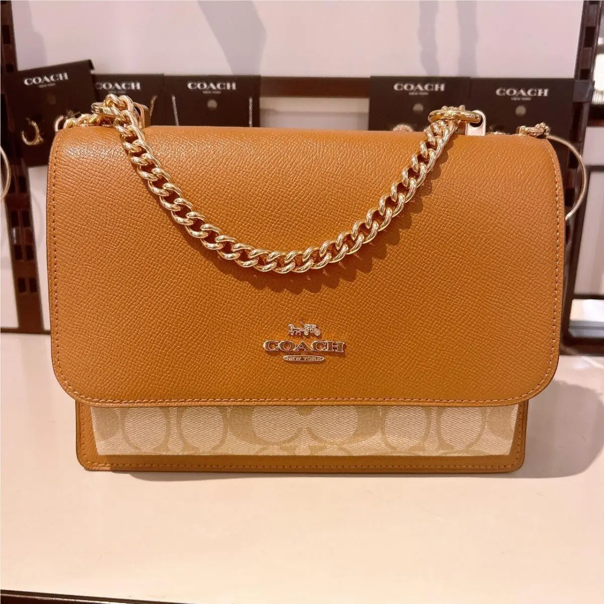 Coach Klare Crossbody In Signature Canvas 91019