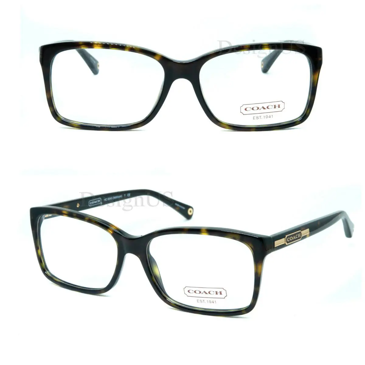 HC6043 Addison 5120 Dark Tortoise 54/15/135 Eyeglasses by Coach