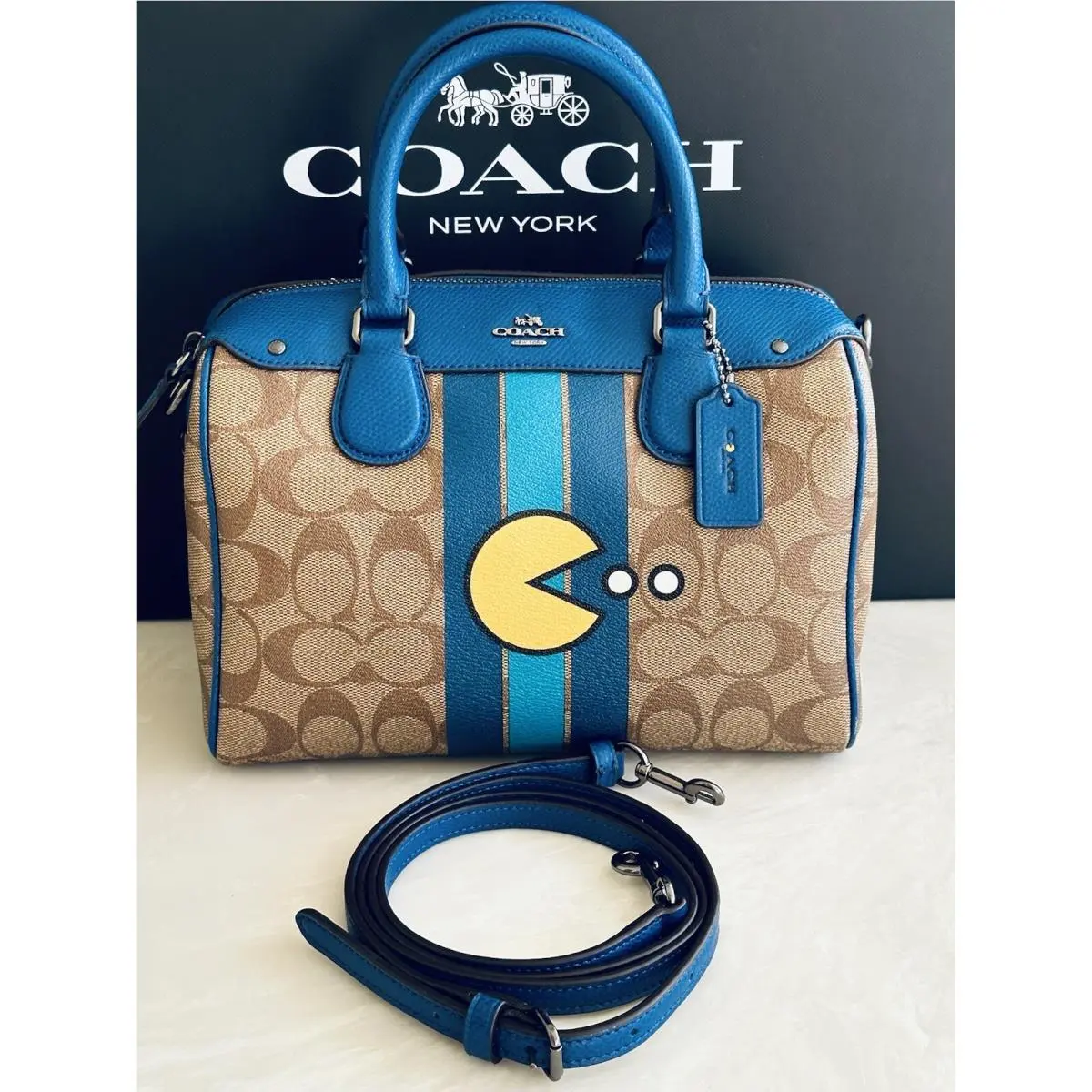 Coach Limited Edition Pacman Mini Bennett Satchel 56648