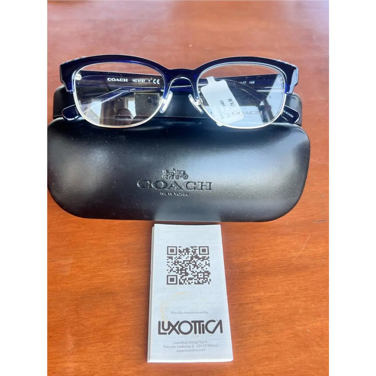Coach Eyeglasses Optical Frames HC 6157 Navy 5450
